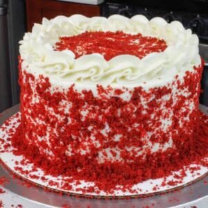 Red Velvet Crumble Cake